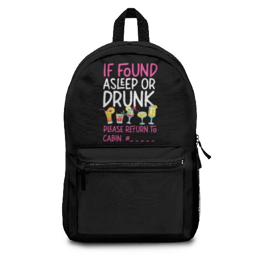 Cruise Ship Vacation Friends Backpacks