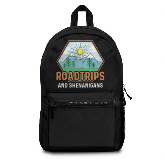 Road Trip Shenanigans Nature Lover And Explorer Gi Backpacks