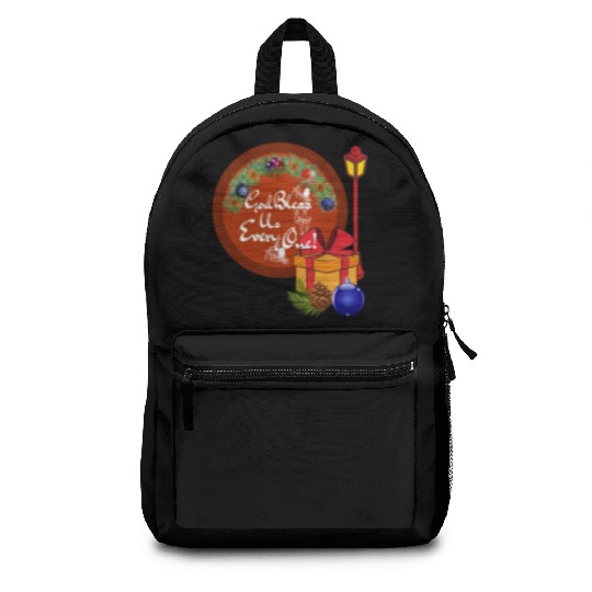 Cute A Christmas Carol God Bless Us Everyone Lamp Backpacks