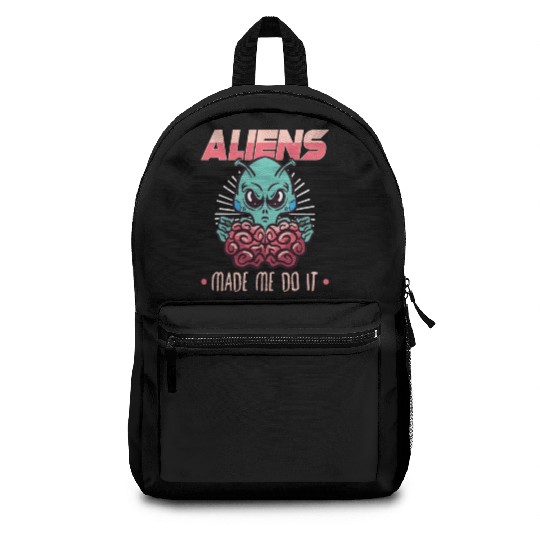 Alien Extraterrestrial Area 51 UFO Space Geek Gift Backpacks