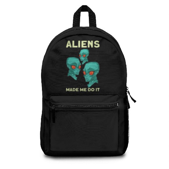Alien Extraterrestrial Area 51 UFO Space Geek Gift Backpacks