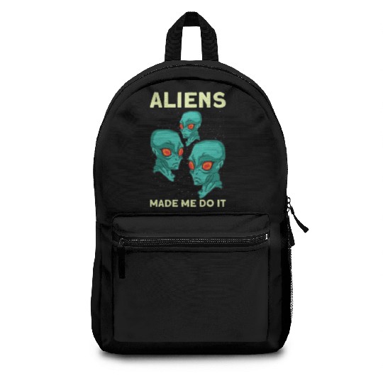 Alien Extraterrestrial Area 51 UFO Space Geek Gift Backpacks