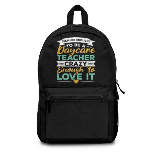 Daycare Teacher Childcare Educator Director Backpacks