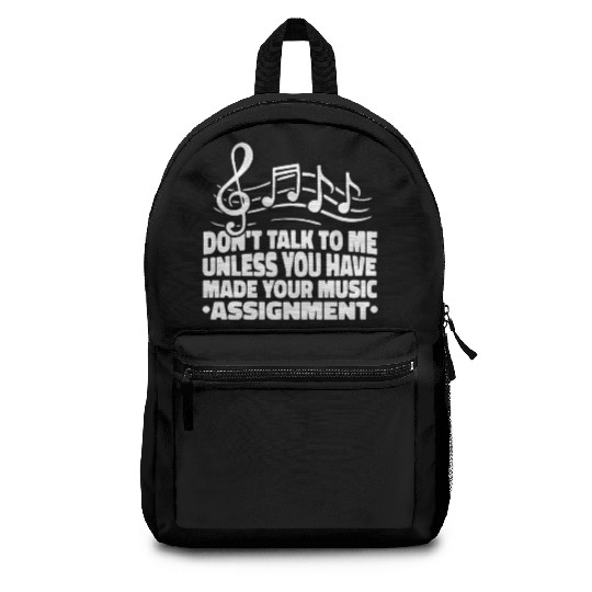 Music Teacher music nout Backpacks
