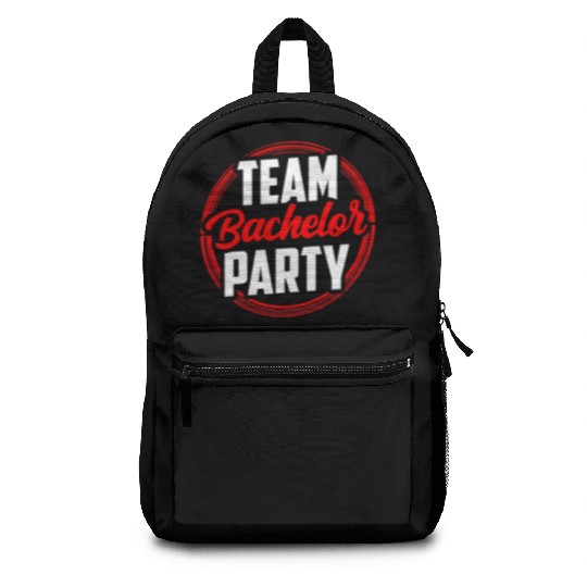 Team Bachelor Party Bride Groom Backpacks