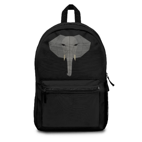 Elephant geometric Backpacks