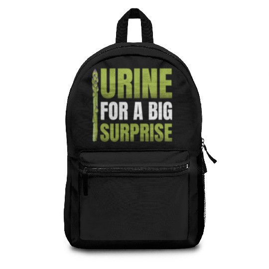 Urine For A Big Surprise Vegetable Vegan Asparagus Backpacks
