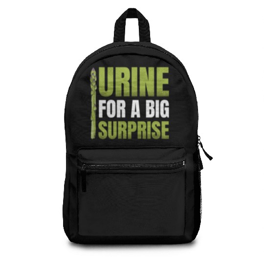 Urine For A Big Surprise Vegetable Vegan Asparagus Backpacks