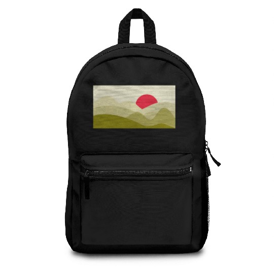 Minimalist Sun Olive Green Backpacks