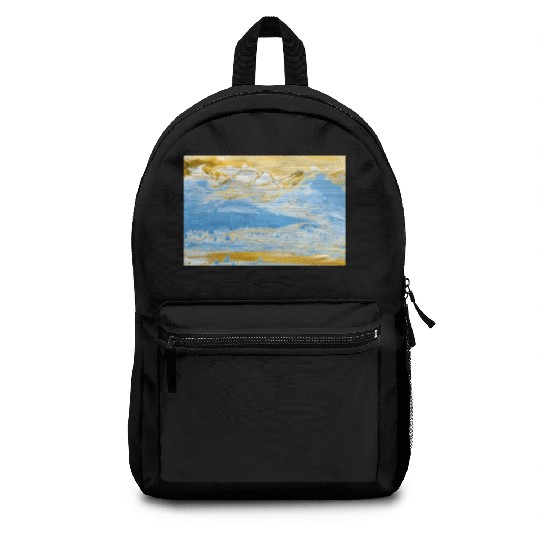 Golden Blue Mountain Lake Backpacks