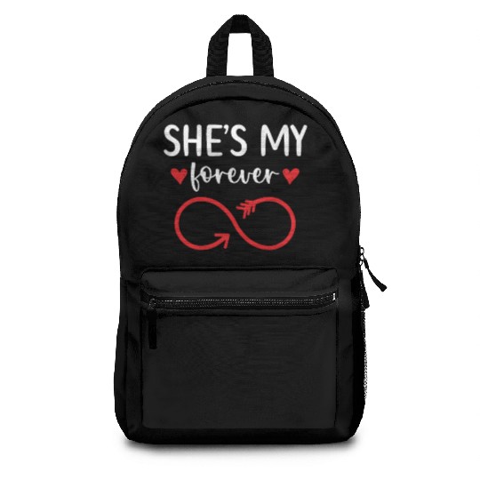 She's My Forever Wedding Anniversary Marriage Backpacks