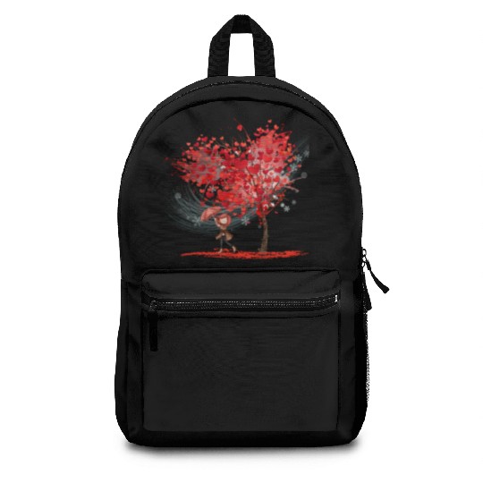 Autumn Love Girl Backpacks