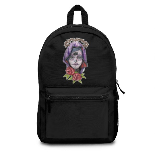 Catrina - day of the dead mexico - halloween Backpacks