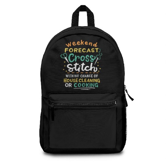 Weekend Forecast Cross Stitch Backpacks