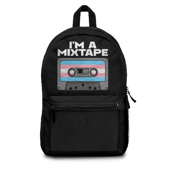LBGT Flag Gay Pride Human I'm a Mixtape Backpacks