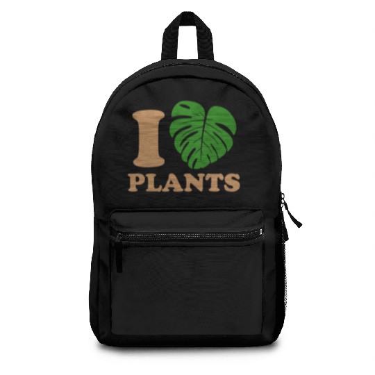 I love plants Backpacks