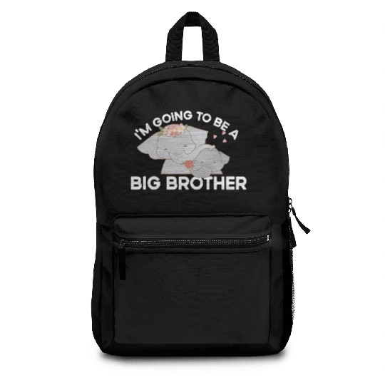 Im Going To Be A Big Brother Elephant Gender Revea Backpacks