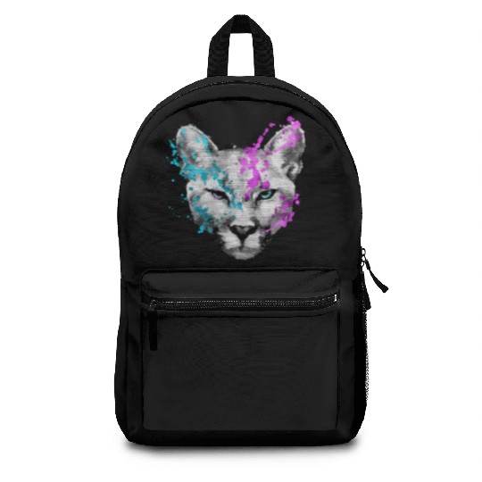 Dramabite mountain lion Backpacks