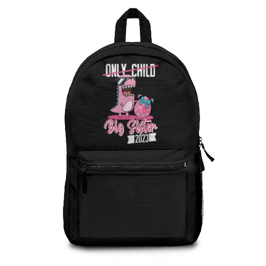 Only Child Big sister 2023 pregnancy baby girls Backpacks