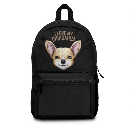Dog Lover - I Love My Chihuahua Backpacks