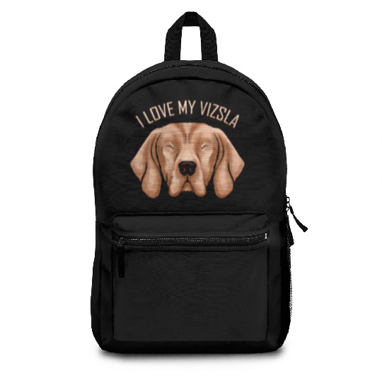 Dog Lover - I Love My Magyar Vizsla Backpacks