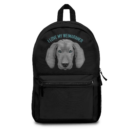 Dog Lover - I Love My Weimaraner Backpacks