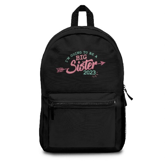 Going to be a Big sister 2023 pregnancy baby girls Backpacks