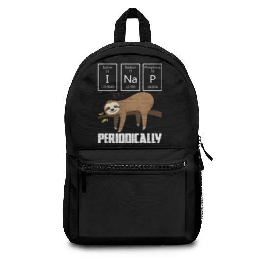 I Nap Periodically Sloth Animal Science Gift Backpacks