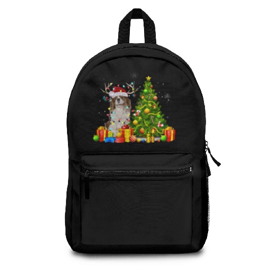 Cavalier King Charles Spaniel Christmas Dog Lover Backpacks