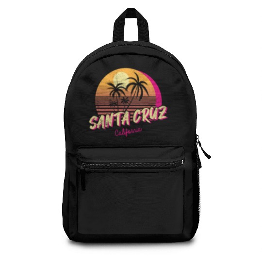 Retro Santa Cruz California Backpacks