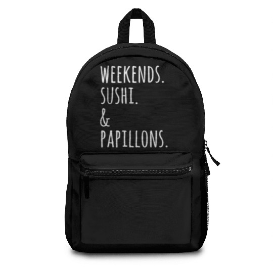 Weekends Sushi And Papillons Backpacks