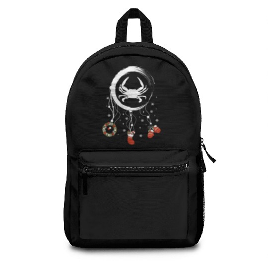 Winter dreamcatcher Christmas Crab Backpacks