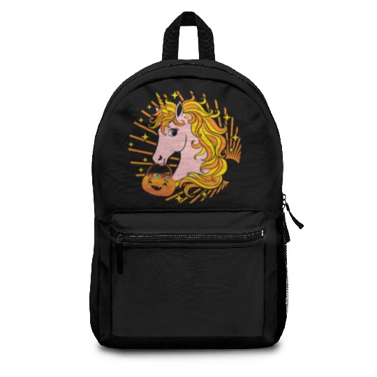 Halloween Backpacks, Cute Candy Corn Unicorn Candy