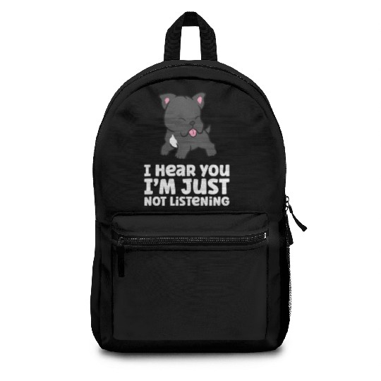 I Hear You I'm Just Not Listening Love Cane Corso Backpacks
