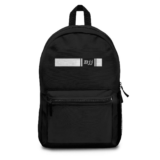 Jiu Jitsu White Belt Be Kind Work Hard Stay Humble Backpacks