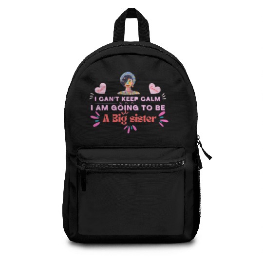 I'm Going To Be A Big Sister , design by roka0000 Backpacks