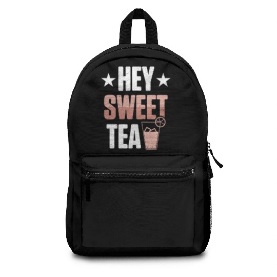 Funny Hey Sweet Tea Glass Drinking Iced Tea Backpacks