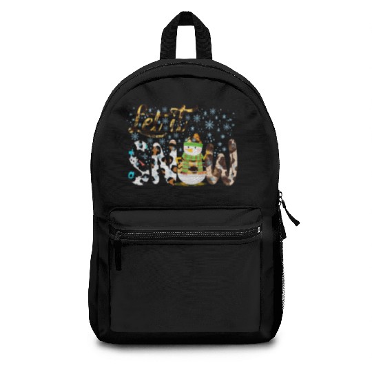 Christmas Snowman, Let it snow , Snowman gift Backpacks