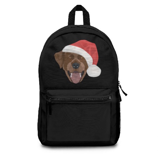 Labrador Merry Christmas Backpacks