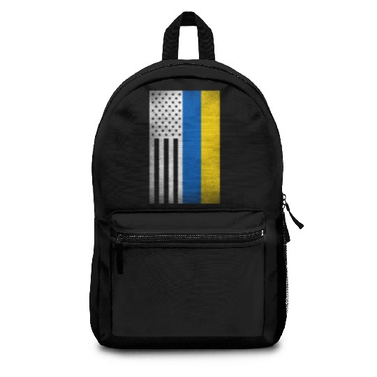 Ukraine Design for proud Ukrainian Americans Backpacks
