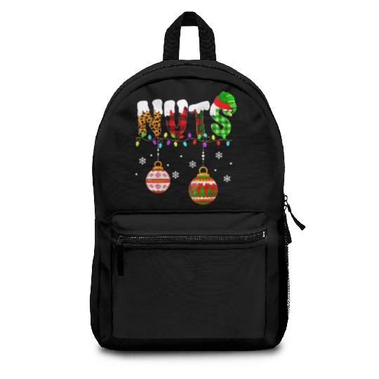 Funny Chest Nuts Couples Christmas Chestnuts Xmas Backpacks