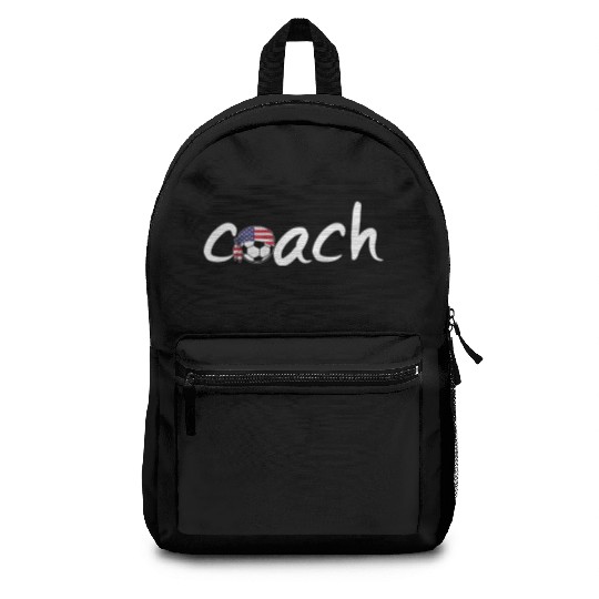 us soccer coach Backpacks