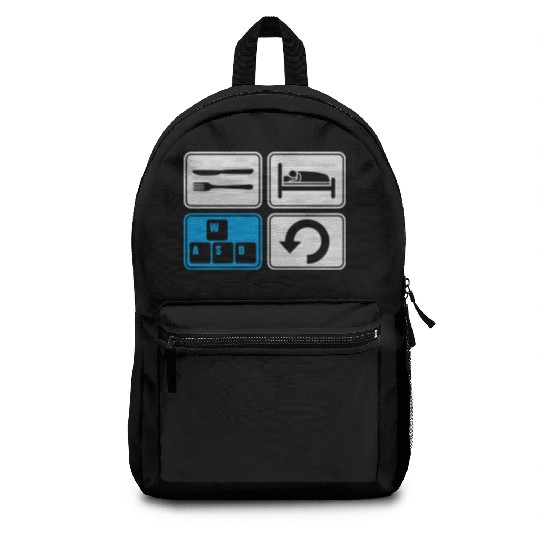 gaming daily repeat computer Backpacks