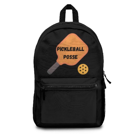 PICKLEBALL POSSE Sports Art Backpacks