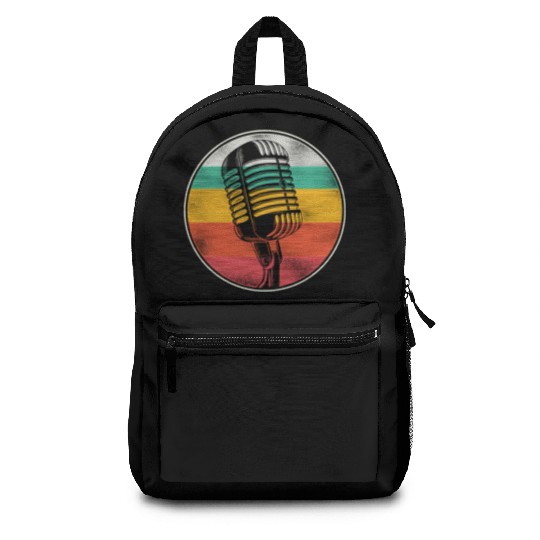 Karaoke Singer Microphone Vocalist Backpacks