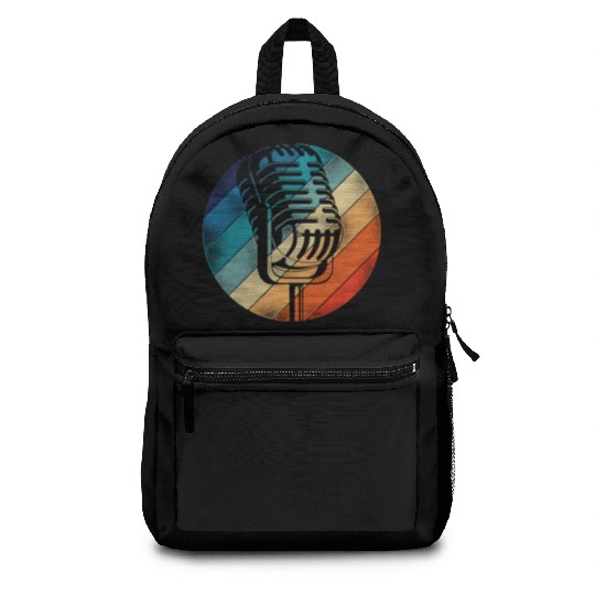 Karaoke Singer Microphone Vocalist Backpacks