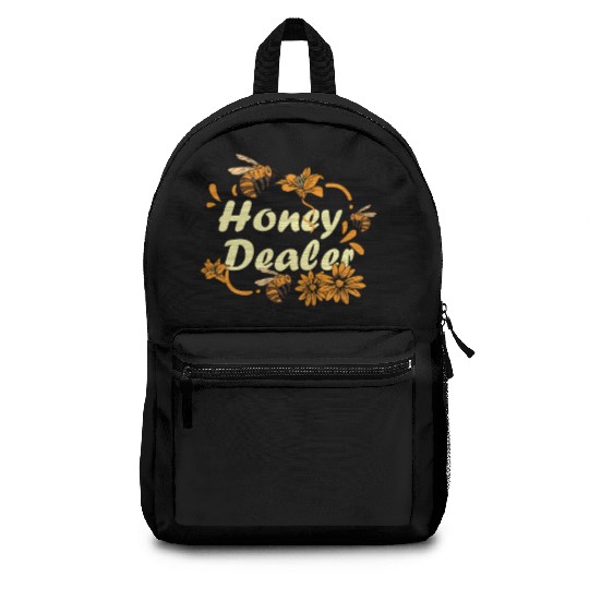 Honey Dealer Bee Honeycomb Farmer Beekeeper Beehiv Backpacks