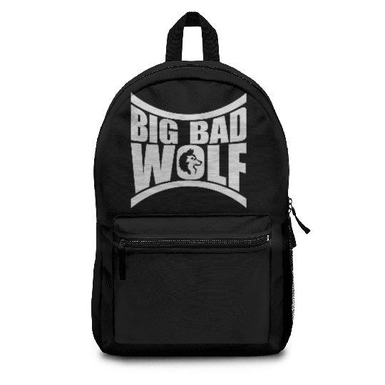 big bad wolf quote Backpacks