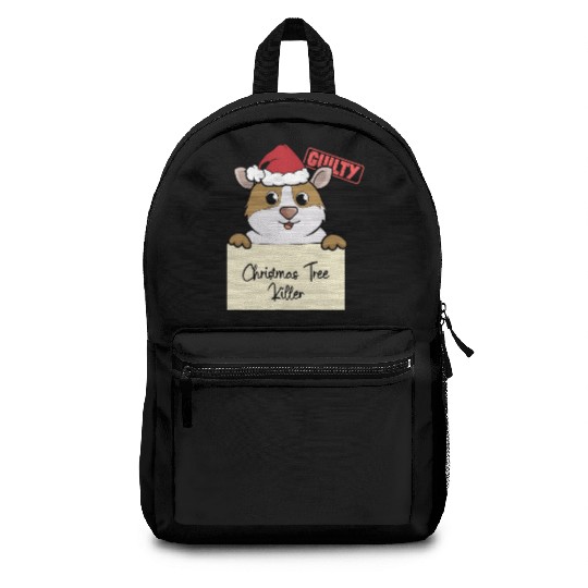 Guinea pig christmas funny prison Backpacks