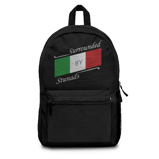 Surrounded by stunads Italy Flag Design Backpacks